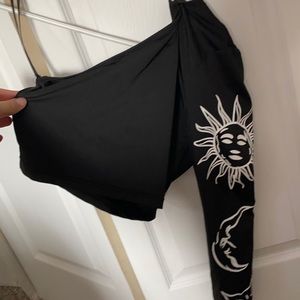 SHEIN off the shoulder crop top